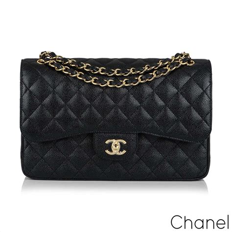 chanel classic caviar double flap bag|Flap Bags .